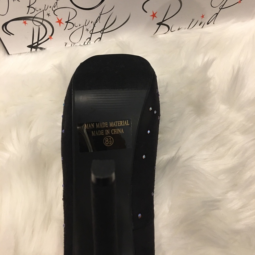 Beyond Maybel-01 Rhinestone Platform Heels - Picture 6 of 16